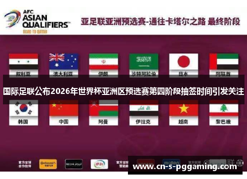 国际足联公布2026年世界杯亚洲区预选赛第四阶段抽签时间引发关注